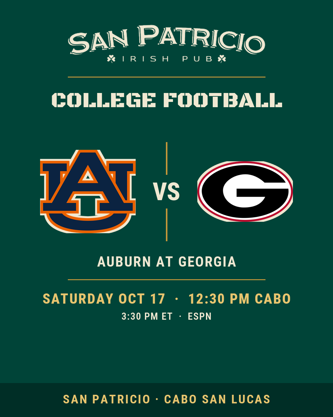 Auburn v Georgia — College Football