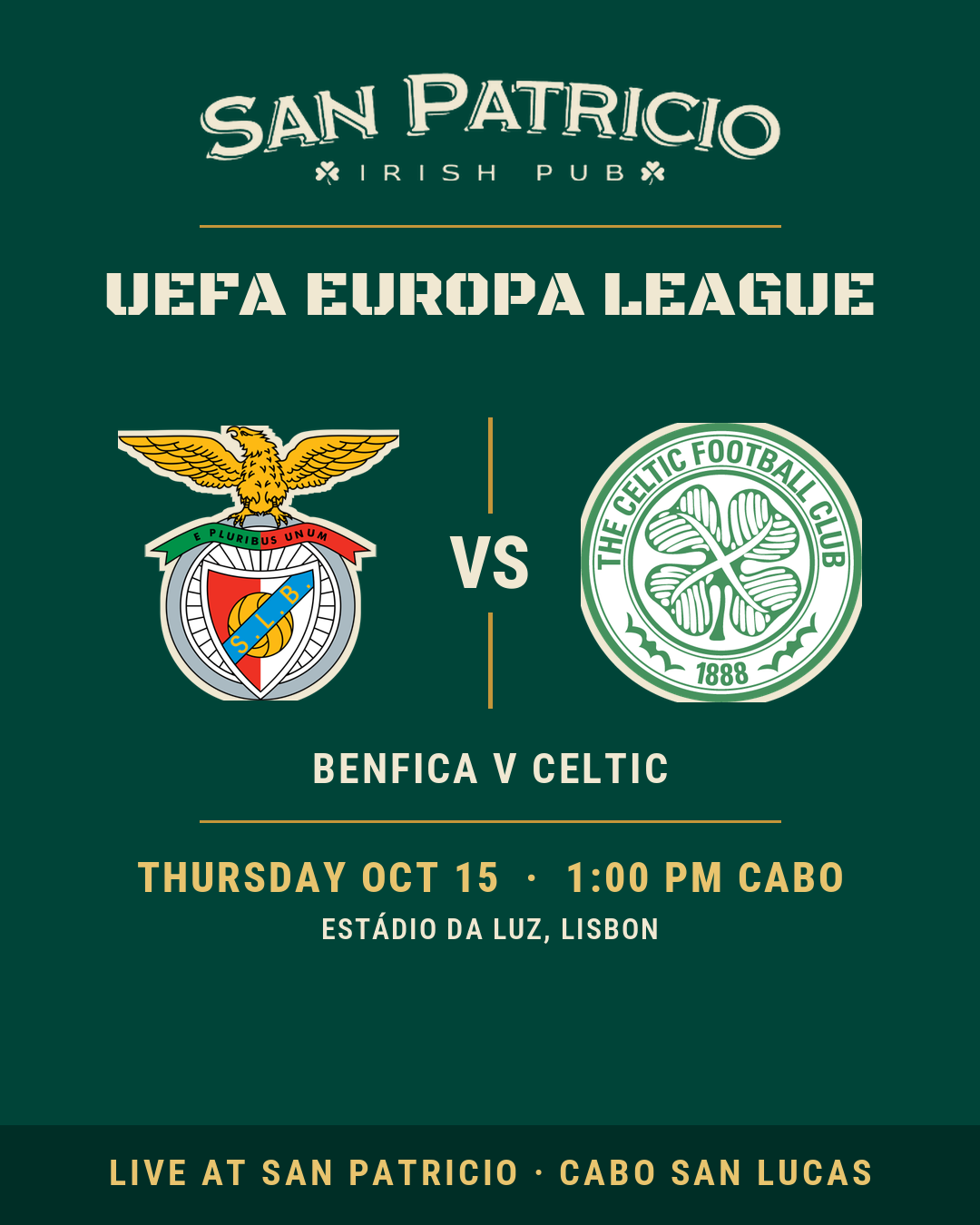 Benfica v Celtic — Europa League