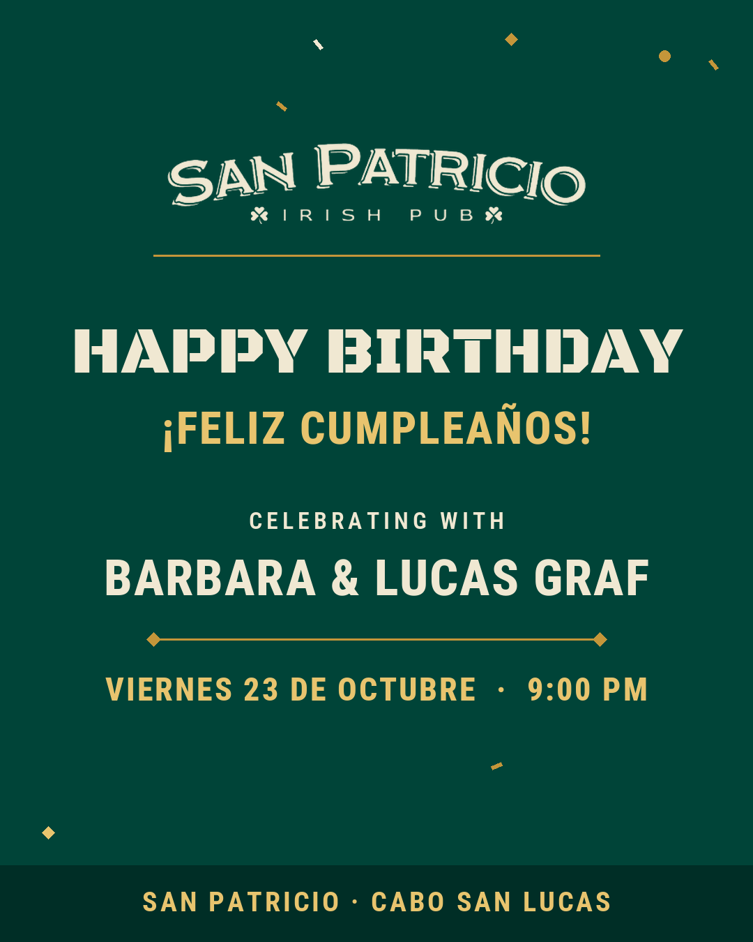 Birthday Celebration — Barbara & Lucas Graf
