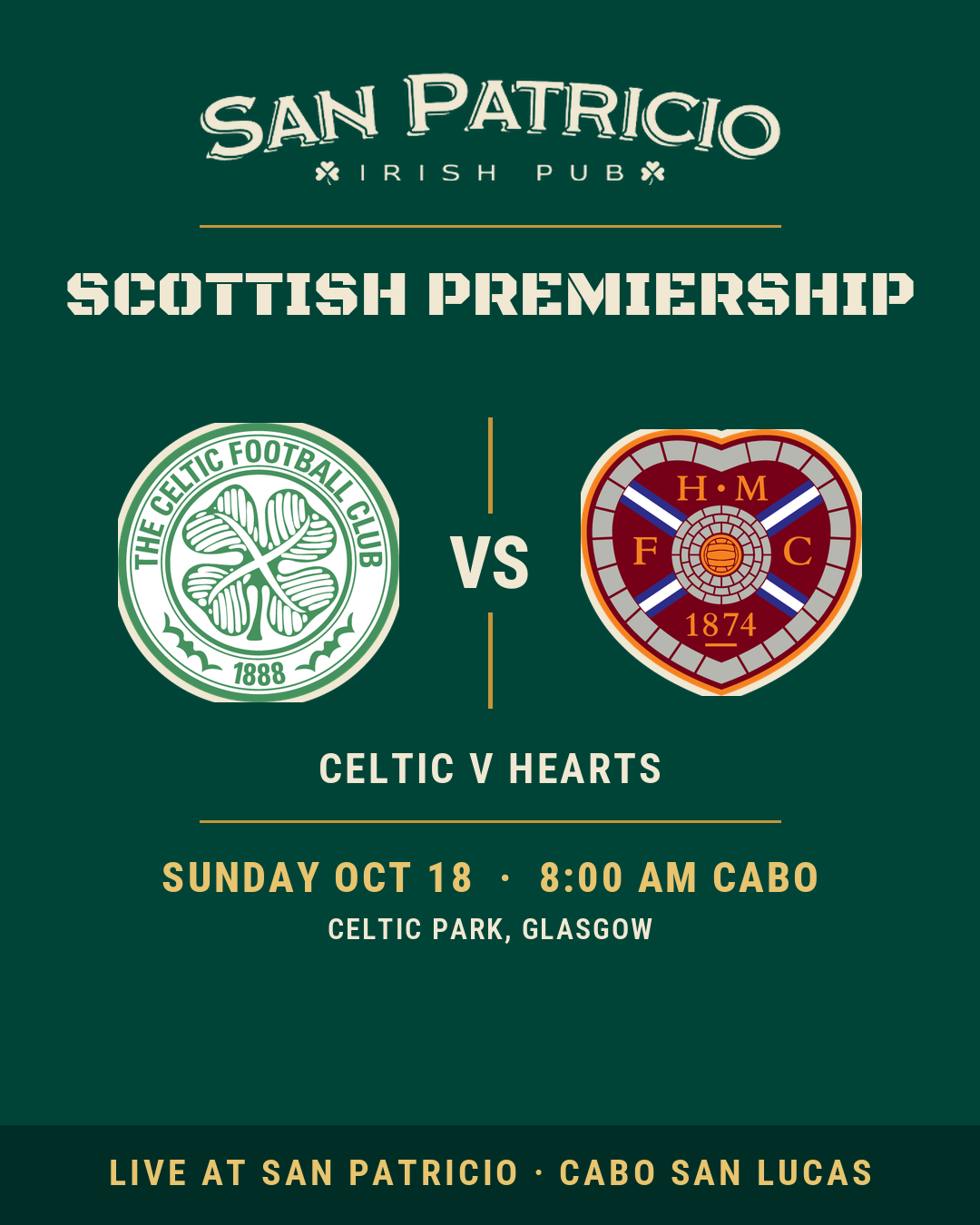 Celtic v Hearts — Scottish Premiership