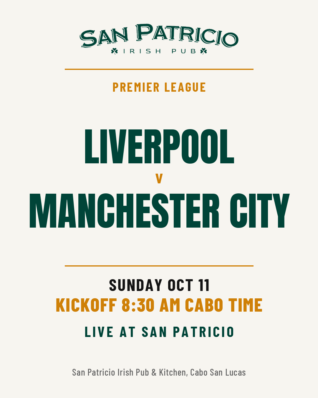 Liverpool v Manchester City — Premier League
