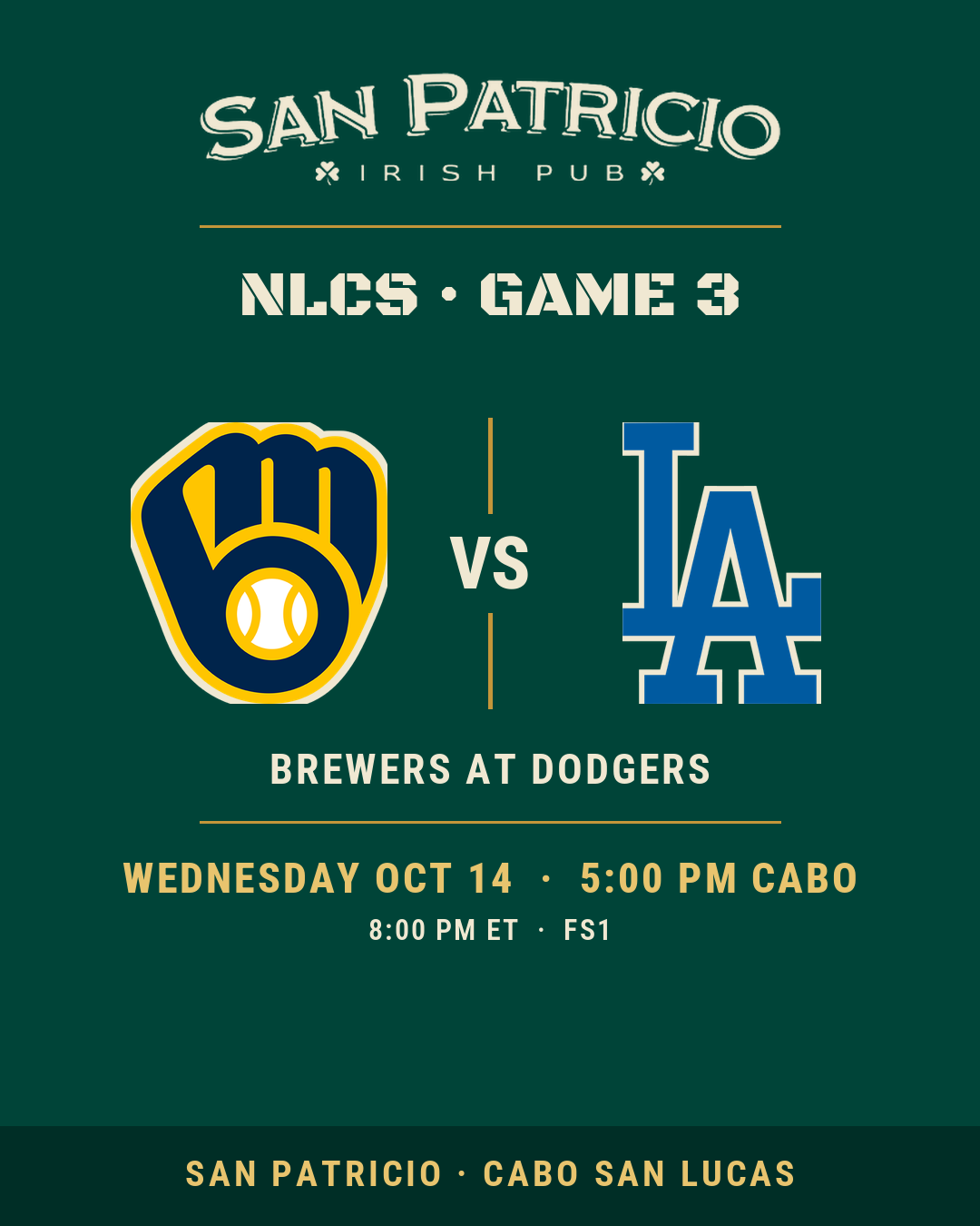 Milwaukee Brewers v Los Angeles Dodgers — NLCS Game 3