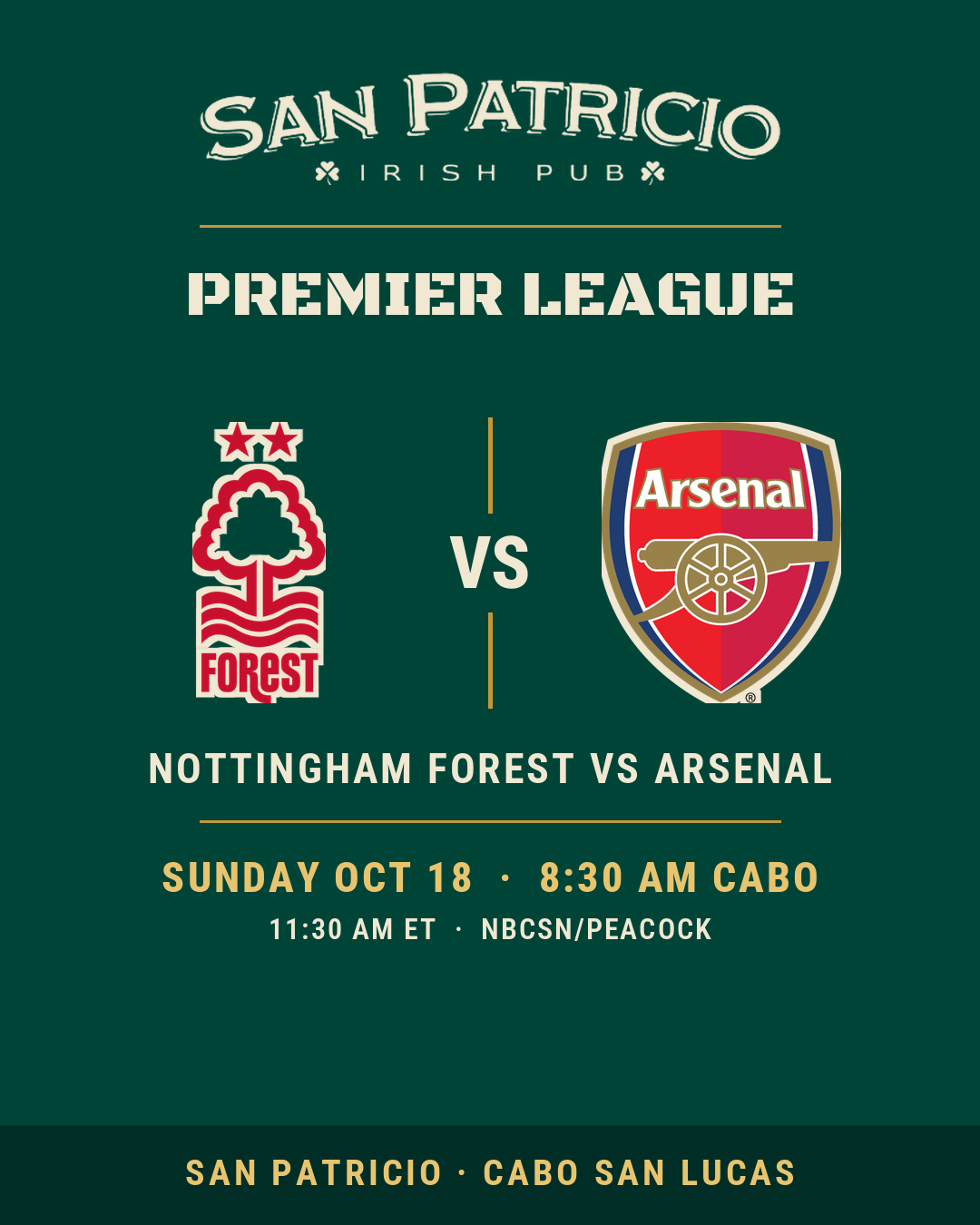 Nottingham Forest v Arsenal — Premier League