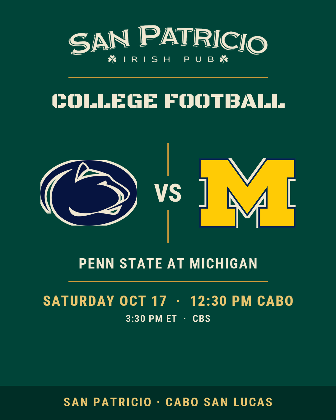 Penn State v Michigan — College Football
