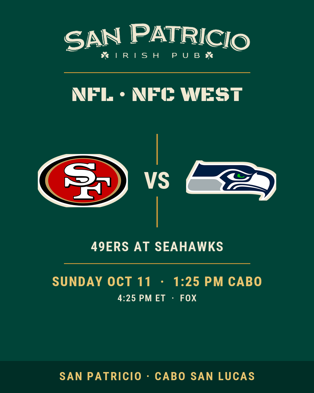 San Francisco 49ers v Seattle Seahawks — NFL
