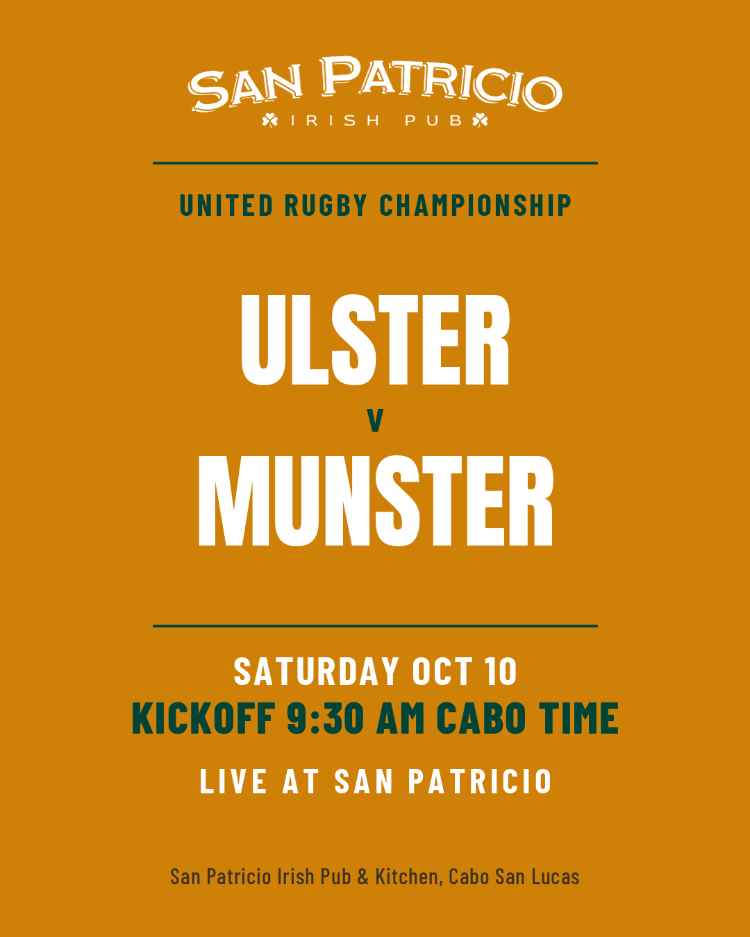 Ulster v Munster — URC
