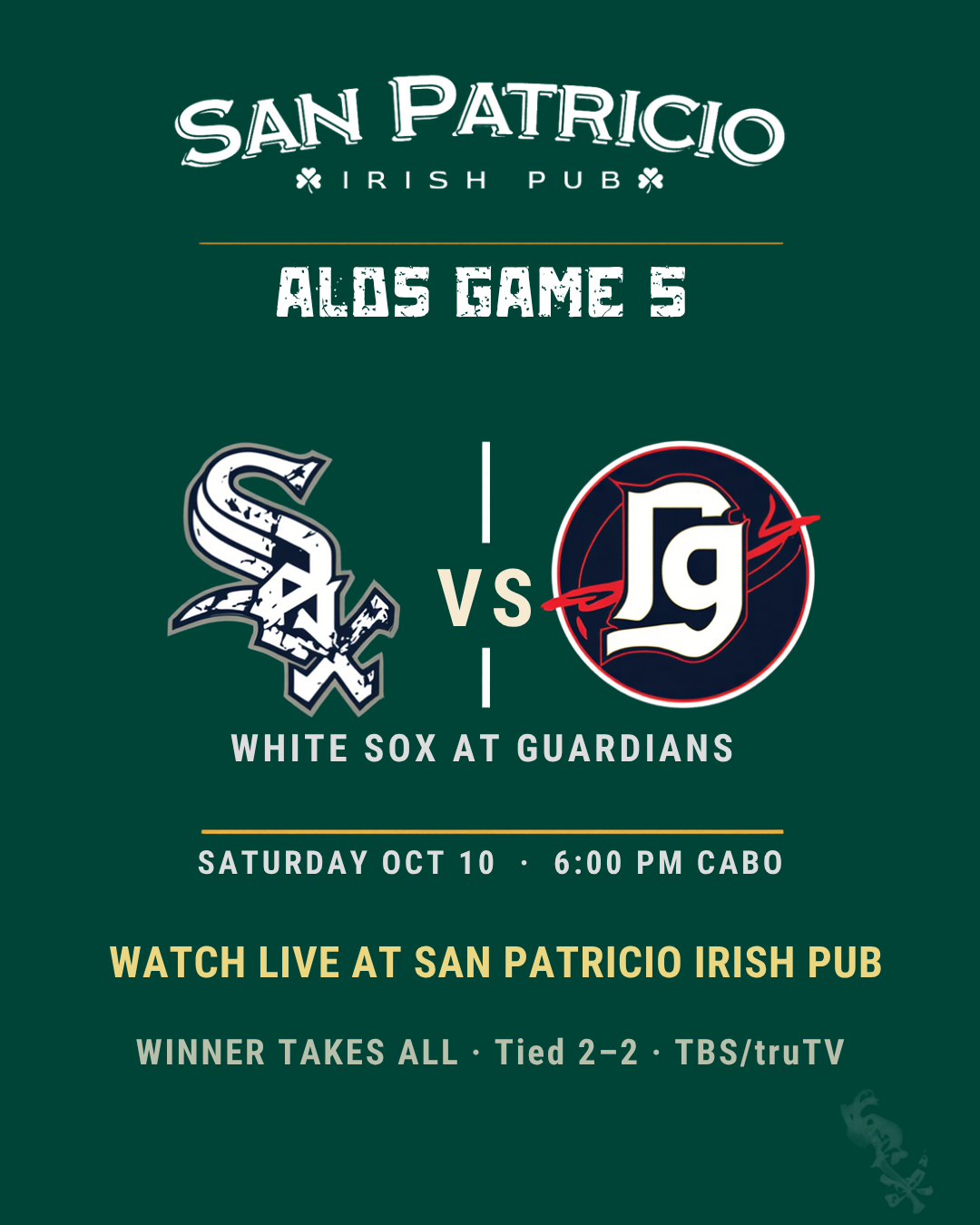 White Sox at Guardians, ALDS Game 5